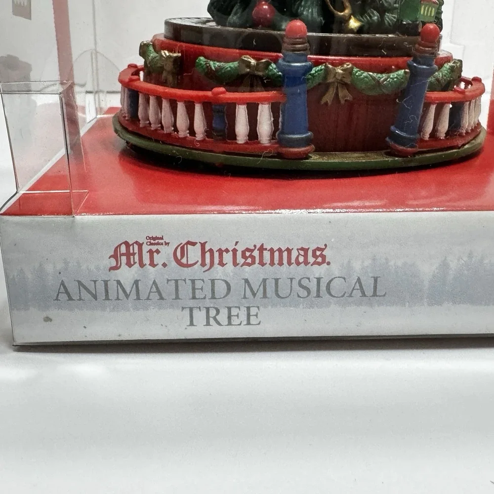 Mr. Christmas Animated Musical Tree Music Deck The Halls Wind Up